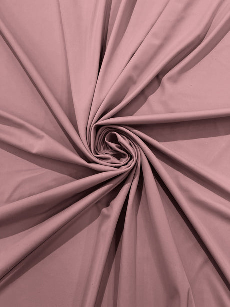 Dull Tricot Nylon Spandex Fabric - Matte Tricot, 58" Width, 4-Way Stretch (1 Yard)