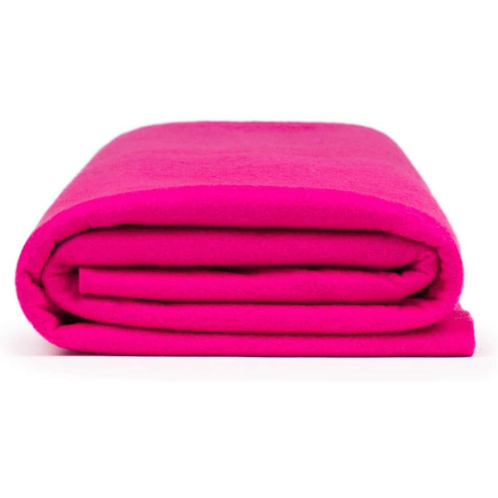Fuchsia Acrylic Felt Fabric Soft Durable 1.6mm Thick Craft DIY Arts Crafts Decorations Sewing 1 Yard