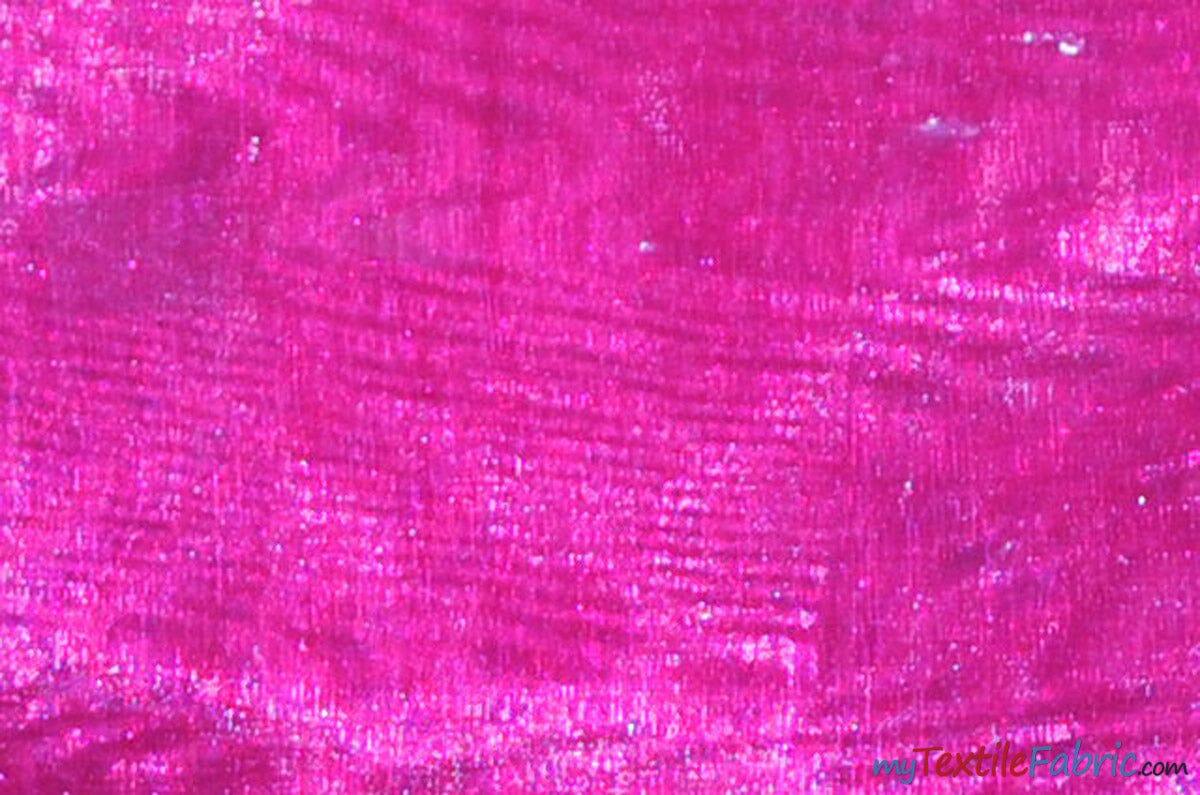 Mirror Organza Polyester Fabric - Sheer, Soft And Smooth, 58/60" Width (Continuous Yards & By Bolt)