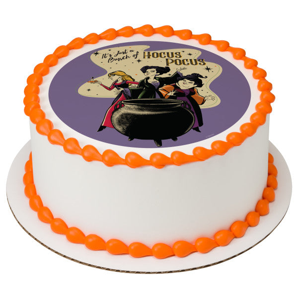 Hocus Pocus Edible Image Cake Topper Personalized Halloween