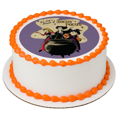Hocus Pocus Edible Image Cake Topper Personalized Halloween
