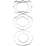 Wilton Fondant and Gum Paste Plaque Cut-Outs, 6-Piece