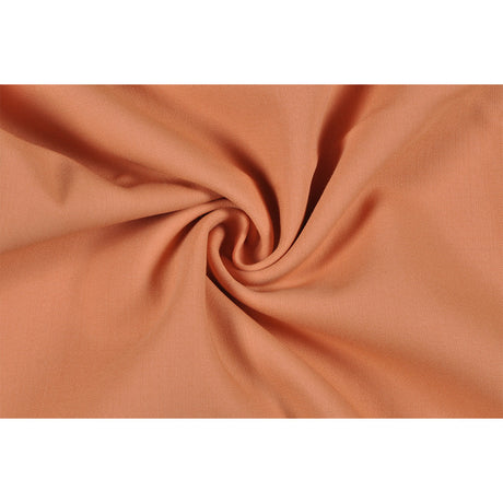 Dusted Pastel Orange Solid Double Face