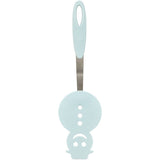 Wilton Light Blue Winter Snowman Plastic Turner or Spatula with Metal and Silicone Handle