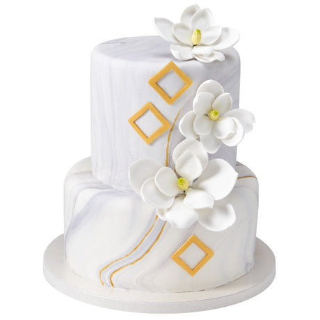 Magnolia Assortment Gum Paste Flowers - 12 per order