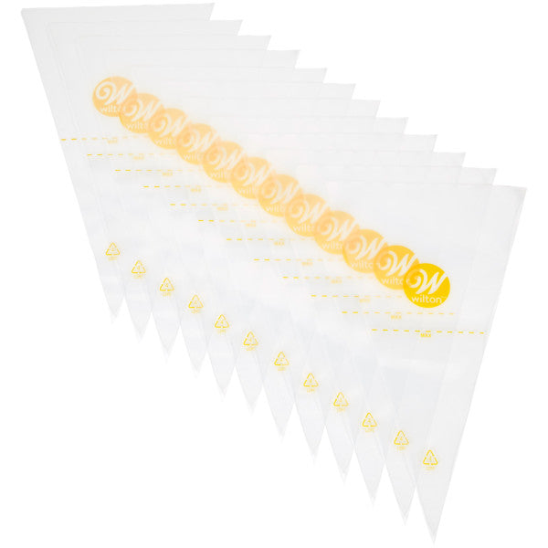 Wilton Disposable Decorating Bags – 12 in. – 12 Count