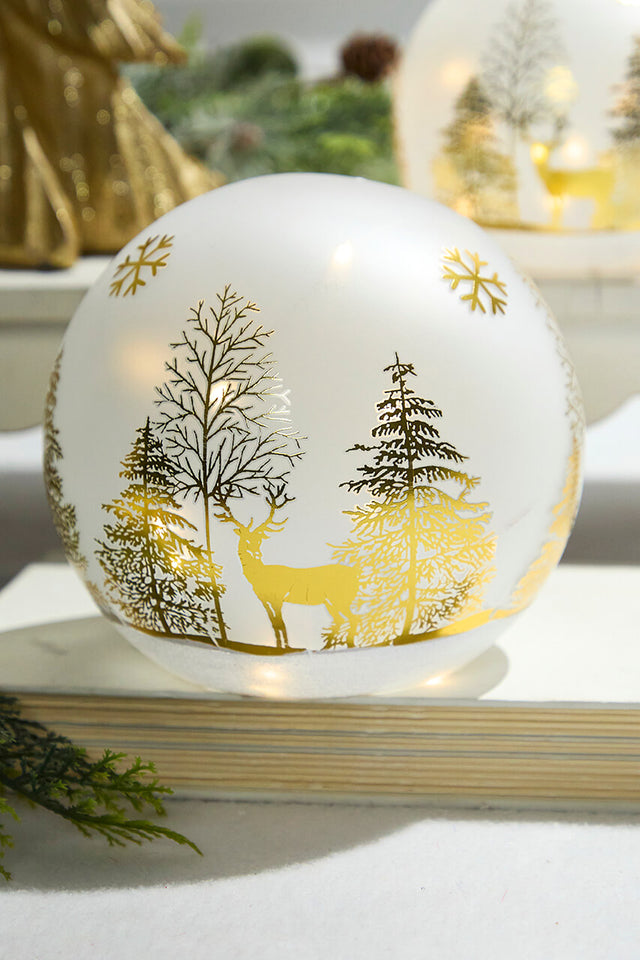4" - 5" Lighted Glass Dome