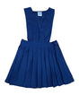Pleated V-Neck Uniform Jumper Polyester Cotton Fabric - Navy, Khaki, Pleated, V-Neck, Zipper Closure (1 Unit)
