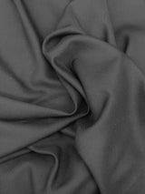 Gabardine Polyester Gabardine Fabric - Black, 59/60" Width (1 Yard)