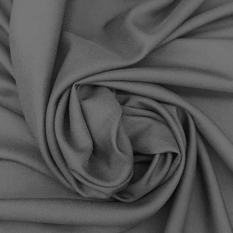 Gabardine Polyester Gabardine Fabric - Black, 59/60" Width (1 Yard)