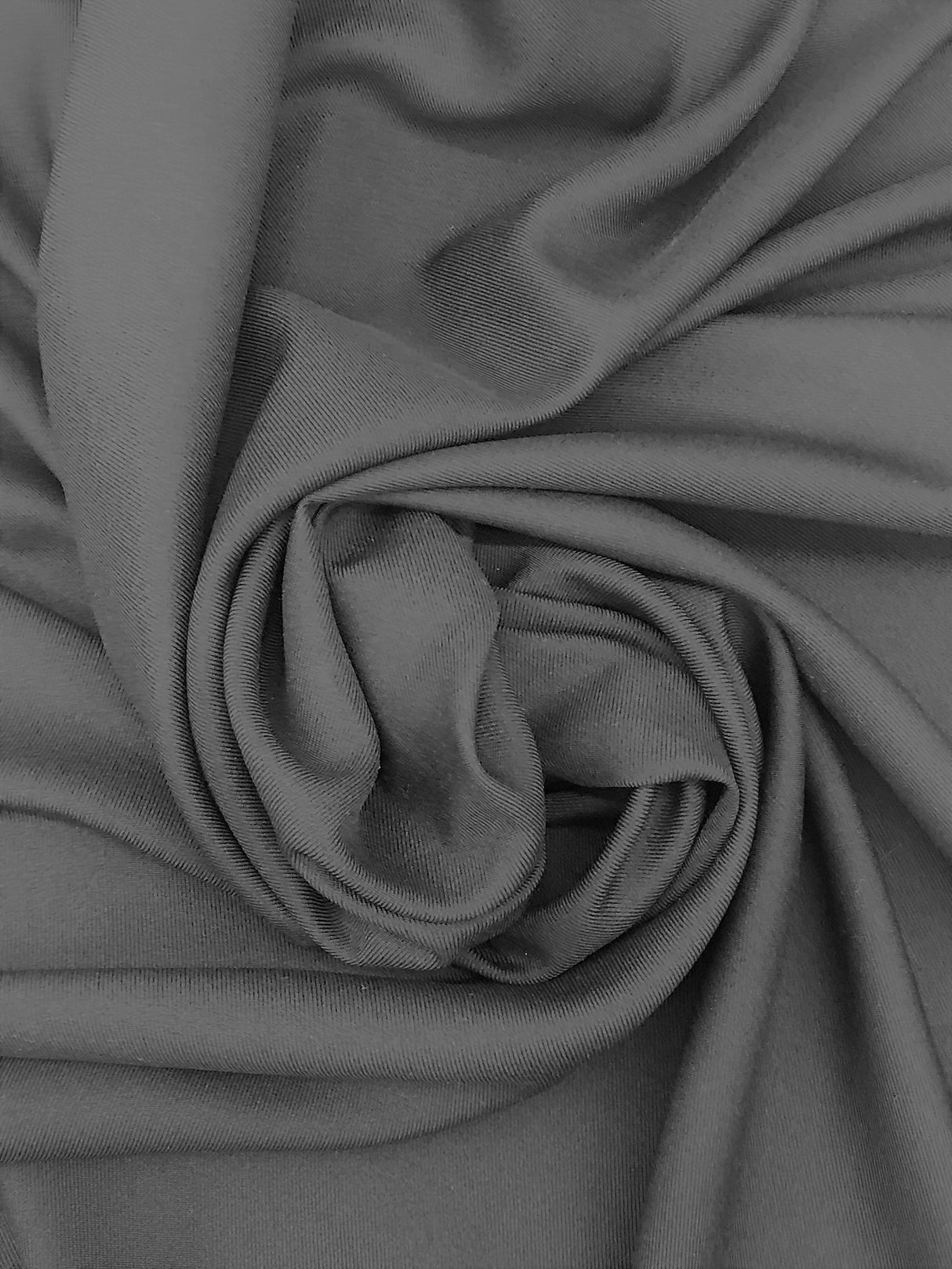 Gabardine Polyester Gabardine Fabric - Black, 59/60" Width (1 Yard)