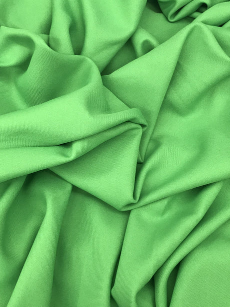 Gabardine Lime Polyester Gabardine Fabric - Lime, 59/60" Width