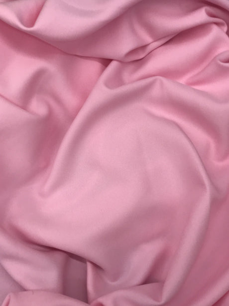 Gabardine Polyester Fabric - Light Pink, 59/60" Width (1 Yard)