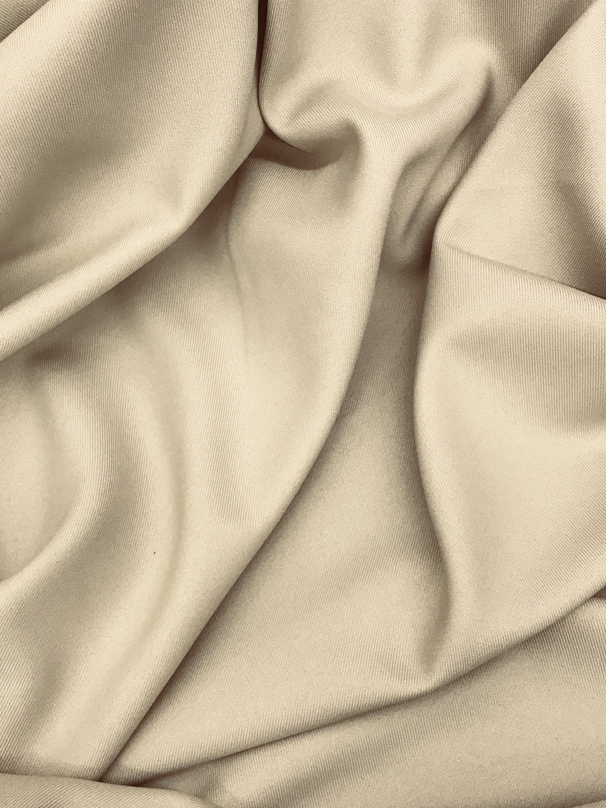 Gabardine Polyester Gabardine Fabric - Taupe, 59/60" Width (1 Yard)