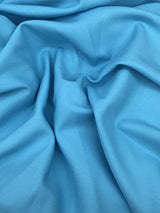 Gabardine Turquoise Polyester Gabardine Fabric - Turquoise, 59/60" Width (1 Yard)