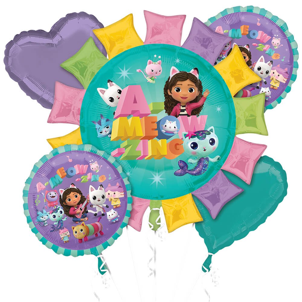 Gabby's Dollhouse Balloon Bouquet
