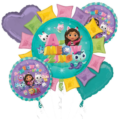 Gabby's Dollhouse Balloon Bouquet