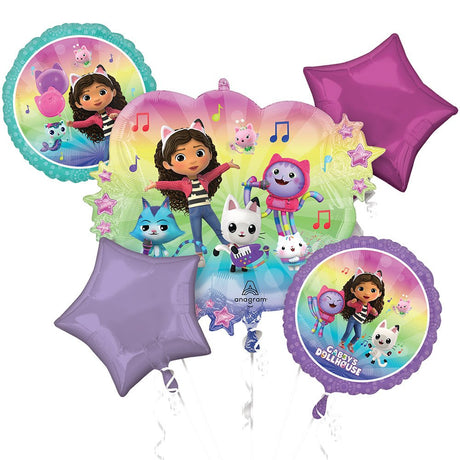 Gabby's Dollhouse Balloon Bouquet