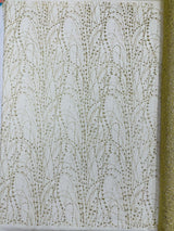 Galaxy Glitter Design Mesh Lace Polyester Fabric - Glitter Galaxy Pattern, 52-54" Width (1 Yard)