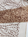 Galaxy Glitter Design Mesh Lace Polyester Fabric - Glitter Galaxy Pattern, 52-54" Width (1 Yard)