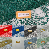 Galaxy Glitter Design Mesh Lace Polyester Fabric - Glitter Galaxy Pattern, 52-54" Width (1 Yard)