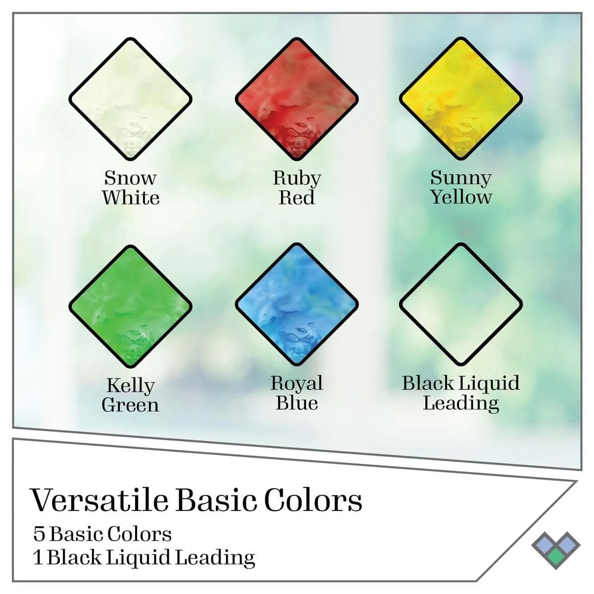 Gallery Glass Paint Set - Basic (6 Bottles - 2 oz)