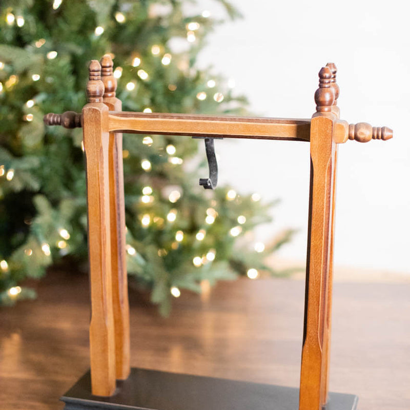 Garden Bell Hook Stand Holiday Ornament Display Holder Decorative Accent Piece