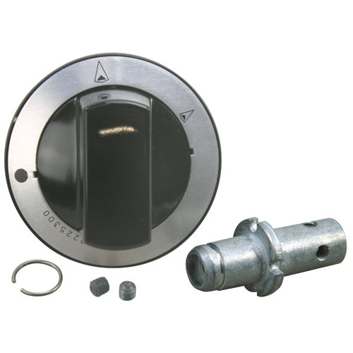 Garland OEM # 4512144 / 4512145 / 2522111, Black Grill / Broiler Knob Assembly