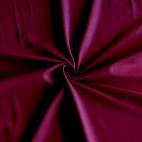 Bamboo Organic Cotton Spandex Jersey Knit Fabric - Garnet