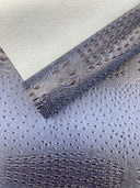 Gator Ostrich Embossed Vinyl Fabric - Embossed Crocodile Ostrich Texture, 54" Width (1 Yard)
