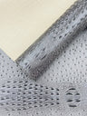 Gator Ostrich Embossed Vinyl Fabric - Embossed Crocodile Ostrich Texture, 54" Width (1 Yard)