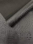 Gator Ostrich Embossed Vinyl Fabric - Embossed Crocodile Ostrich Texture, 54" Width (1 Yard)