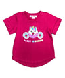 Donut T-Shirt Cotton Fabric - Donut Print, Blush, Fuchsia, Mint, Lavender, Neon Pink, Sizes 2-12