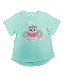 Donut T-Shirt Cotton Fabric - Donut Print, Blush, Fuchsia, Mint, Lavender, Neon Pink, Sizes 2-12