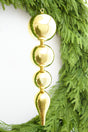 19.5" Gold Glass Finial Ornament