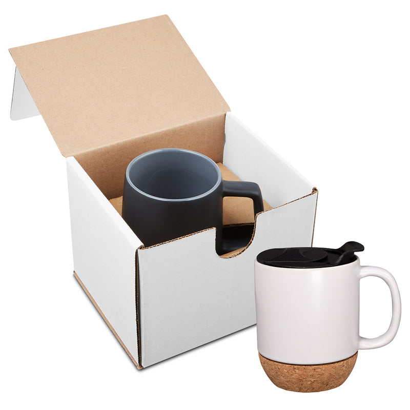 14oz Ceramic Mug With Cork Base In Mailer