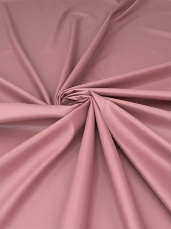 Stretch Faux Leather Mauve