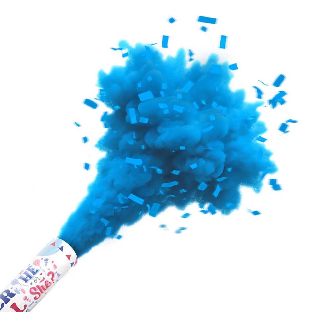 Confetti Cannon Gender Reveal Blue Boy