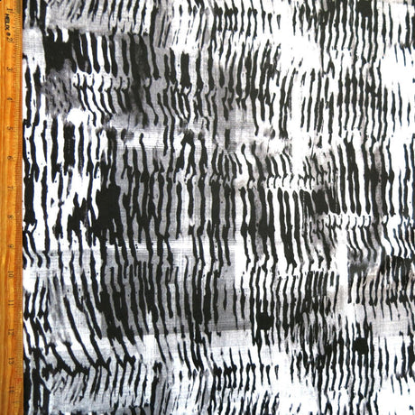 Nylon Spandex Swimsuit Fabric Genetics Black White Grey