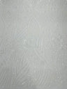 Geometric Feather Wing Polyester Fabric - 4 Way Stretch Mesh, Embroidered Sequins, 54" Width, 36" Length (1 Yard)