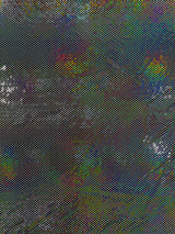 Geometric Foil Velvet Stretch Fabric - Black Iridescent, 58" Width (1 Yard)