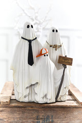 12.4" Resin Halloween Ghost Family