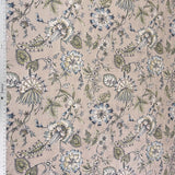 Chenille Upholstery Fabric Gia Jacobean Floral