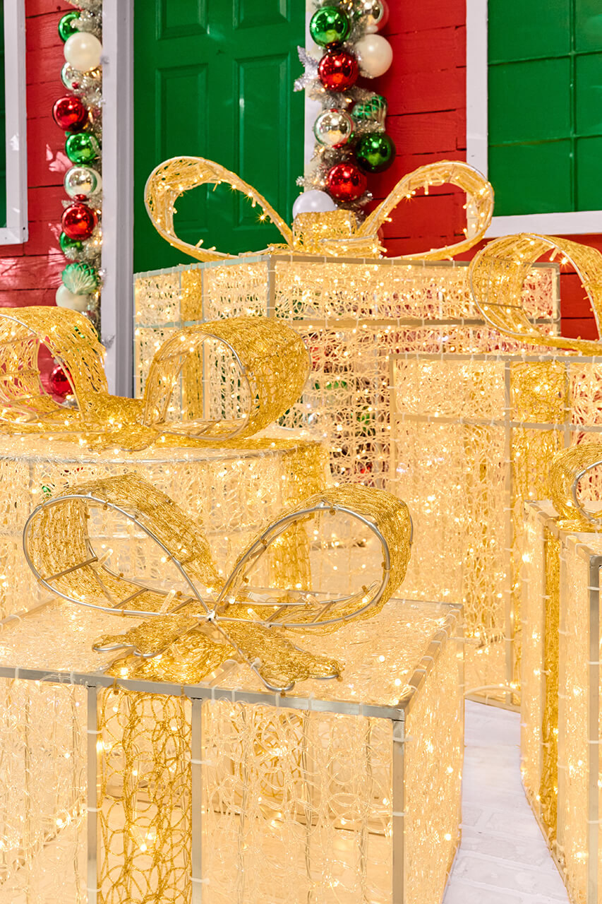 16.7-46" Golden Gift Box Set of 6