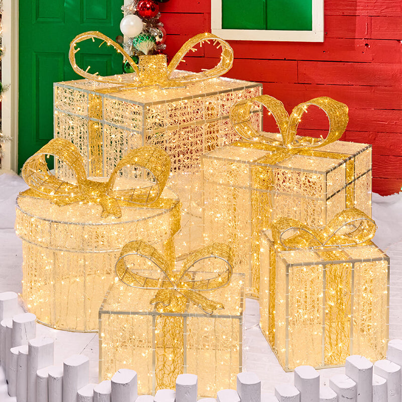 16.7-46" Golden Gift Box Set of 6