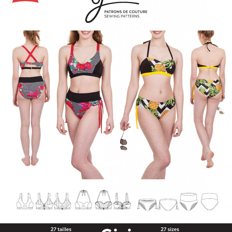 Sewing Pattern Gigi Bikinis by Jalie