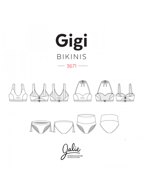 Sewing Pattern Gigi Bikinis by Jalie