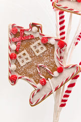30" Gingerbread House Spray