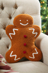 Gingerbread Man Pillow 18" x 13"