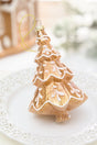 5.5" Glass Gingerbread Cookie Tree Ornament